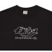 Camiseta Manga Corta Frog Dino Logo Negra